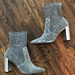 Chinese Laundry Sparkle Mess Block Hell Booties